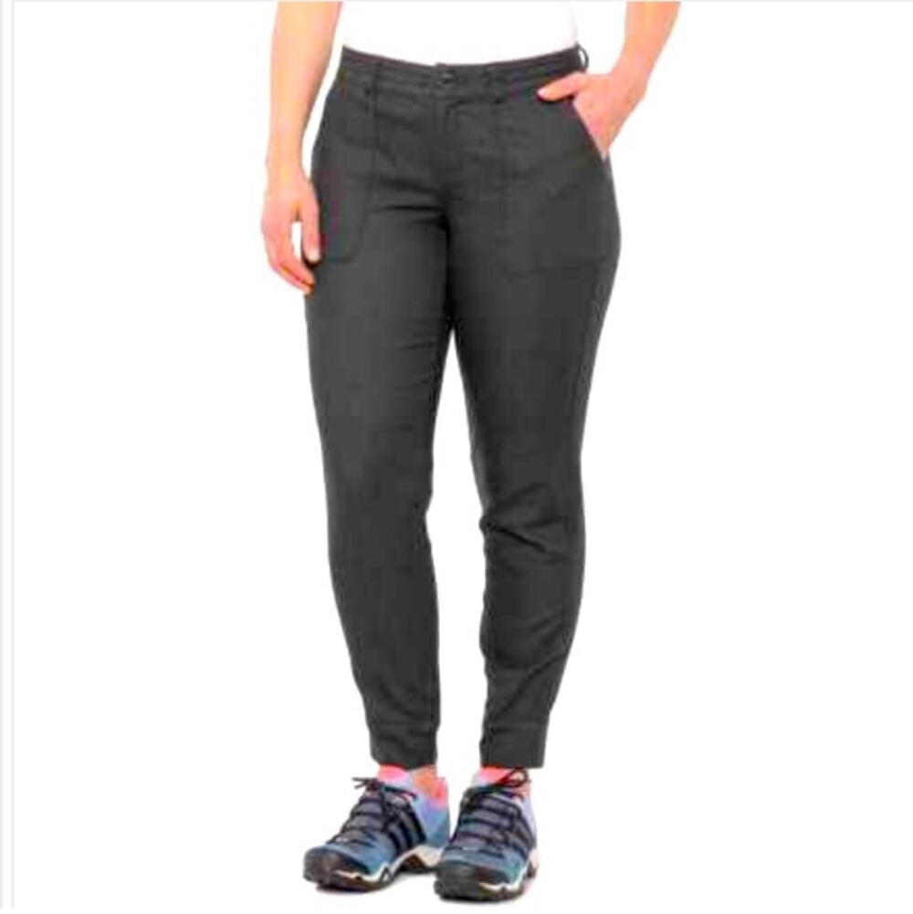 Mountain Hardwear Pants Womens 6 Charcoal Storrie Lake Jogger Lyocell Tapered